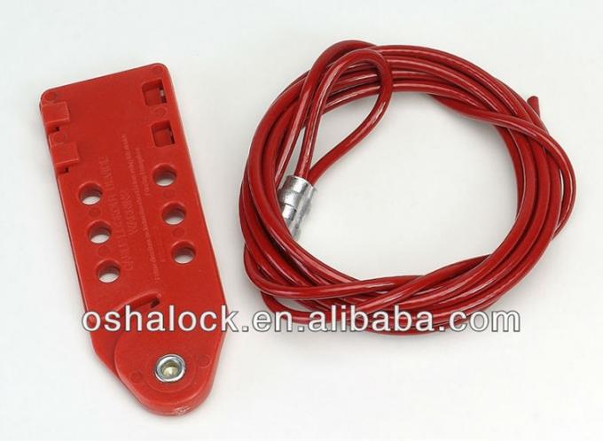 Промышленный экономический прибор замыкания кабеля, типа Рыб замыкание Tagout кабеля нержавеющей стали, BD-L21